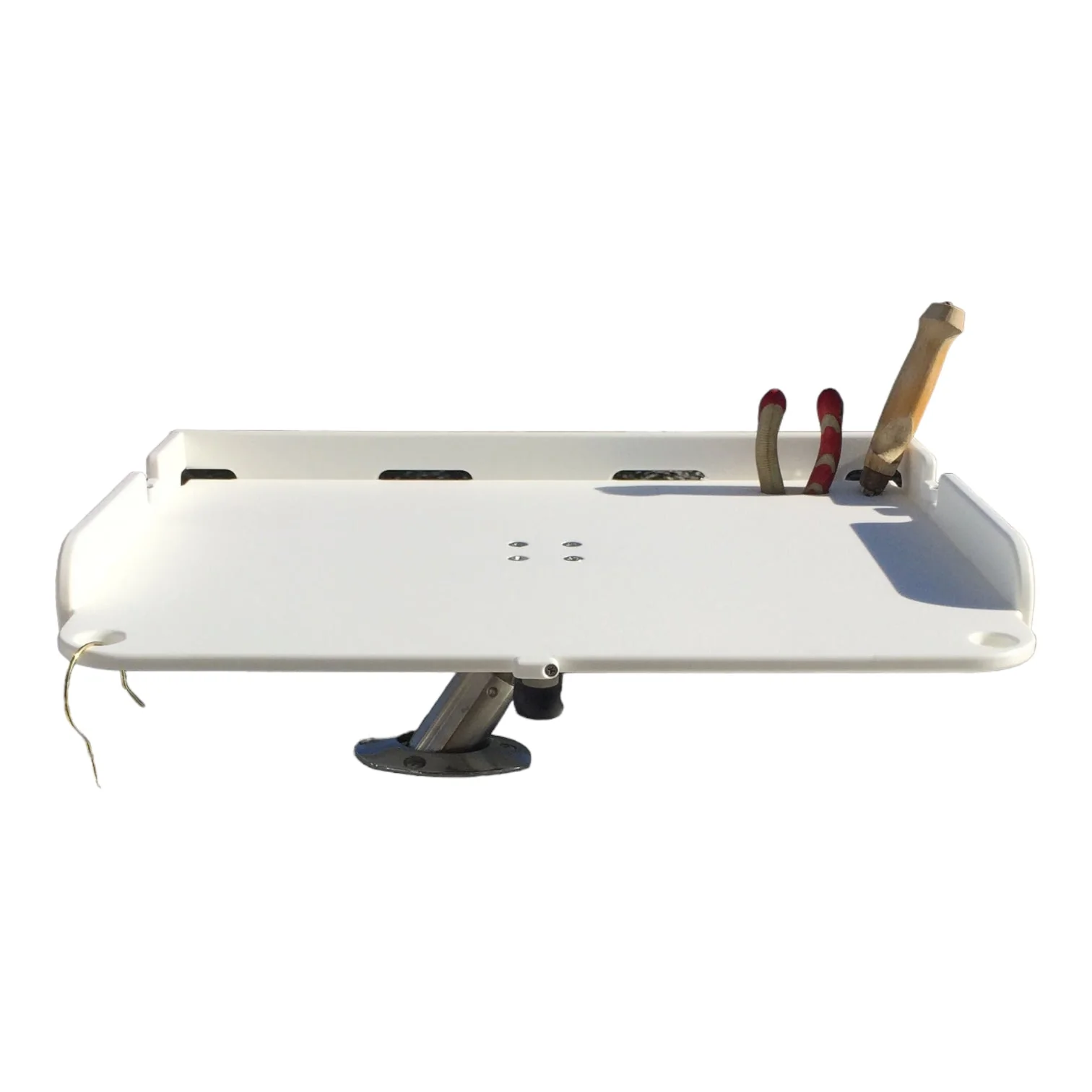 Docktail Boat Table Caddy & Bait Table with Rod Holder Mount - Image 5