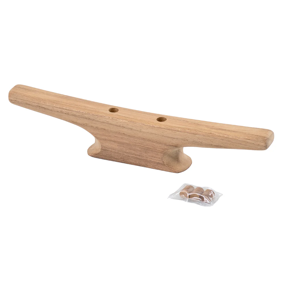 Whitecap 10" Cleat - Teak [60404] - Image 2