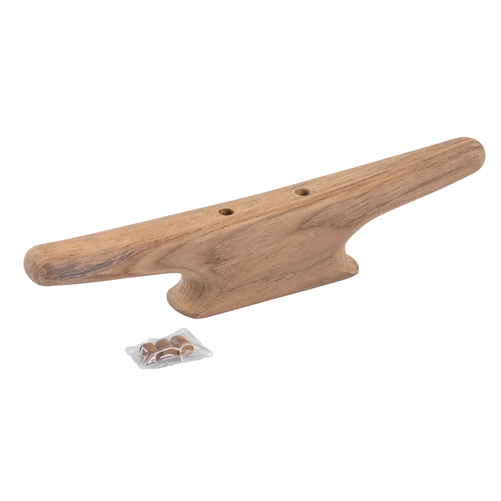 Whitecap 12" Cleat - Teak [60406] - Image 2