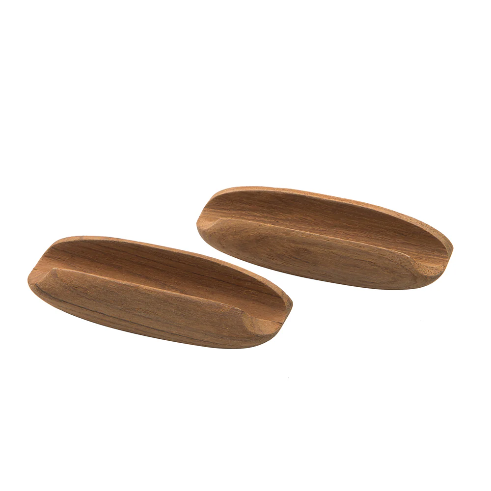 Whitecap Teak Oval Drawer Pull - 4"L - 2 Pack [60147-A] - Image 2