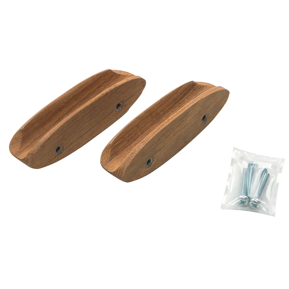 Whitecap Teak Oval Drawer Pull - 4"L - 2 Pack [60147-A] - Image 4