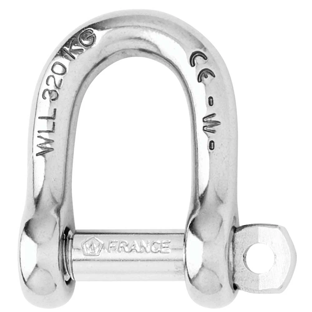 Wichard Self-Locking D Shackle - Diameter 5mm - 3/16" [1202W]