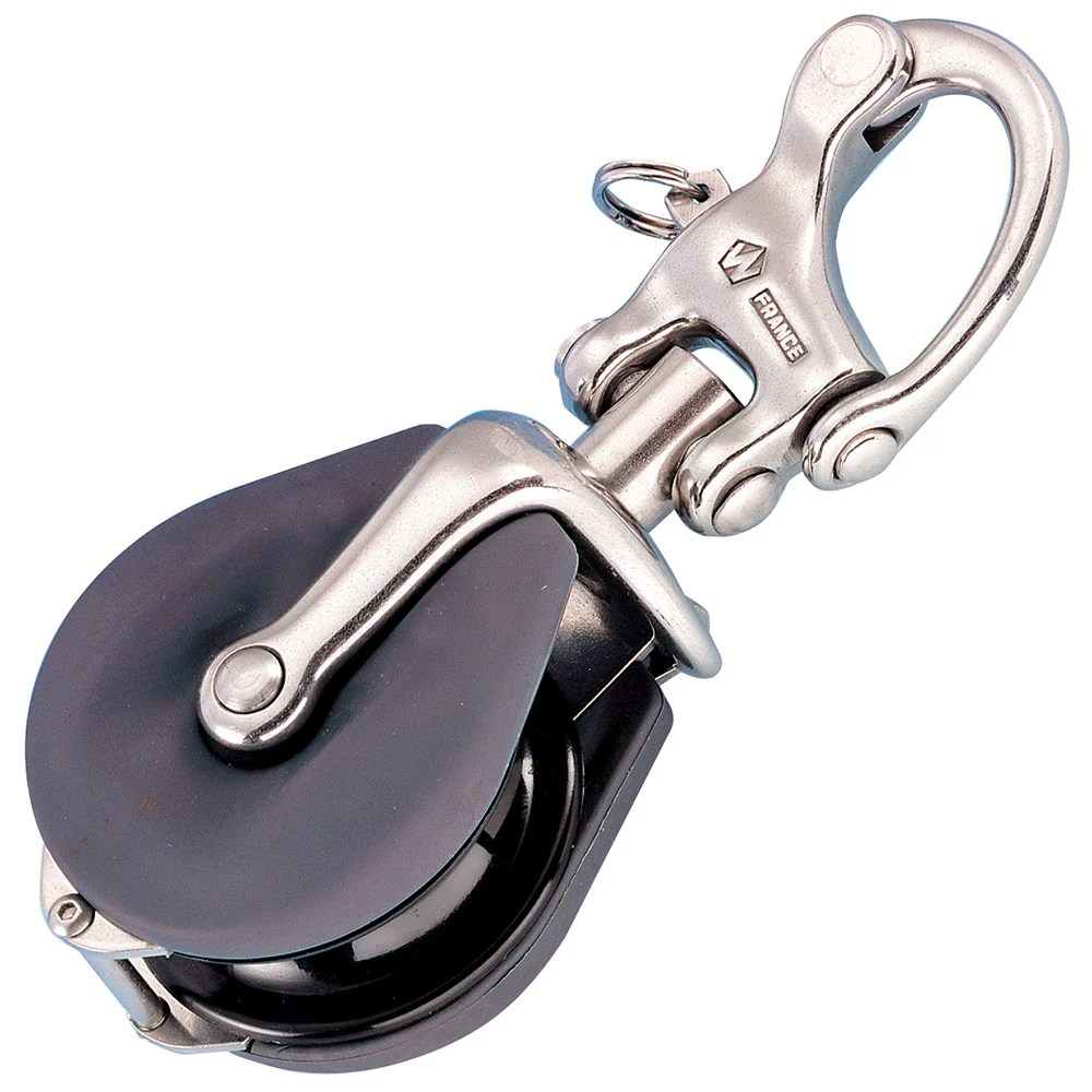 Wichard Snatch Block w/Snap Shackle - Max Rope Size 12mm (15/32") [34500W]
